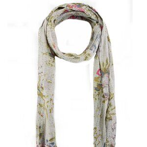 Taj Hotel Home Decor Kantha Cotton Scarve | 1-Piece | Multicolor | 18"x72"